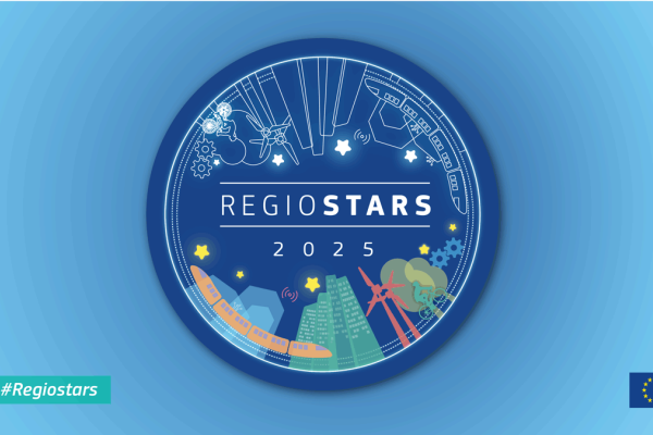 The official illustration of the 2025 REGIOSTARS awards.